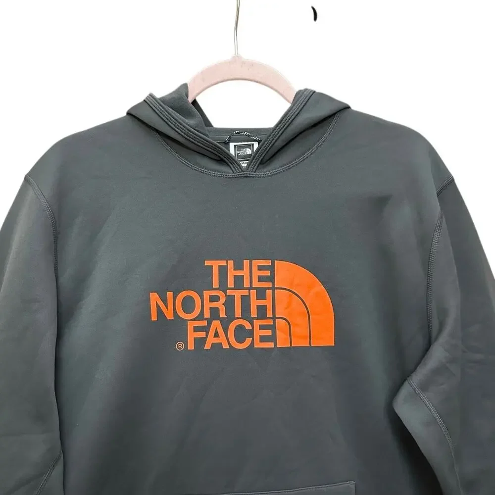 THE NORTH FACE MEN'S DOME LOGO GRAY HOODED SWEATSHIRT PULLOVER SIZE‎ Medium